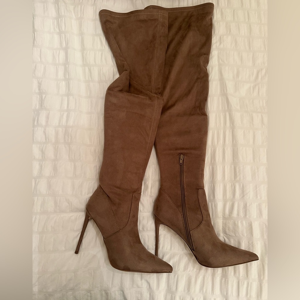 Steve Madden Brown Over the Knee Boots